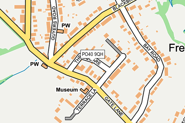 PO40 9QH map - OS OpenMap – Local (Ordnance Survey) PO40 9QH map - OS OpenMap – Local (Ordnance Survey)