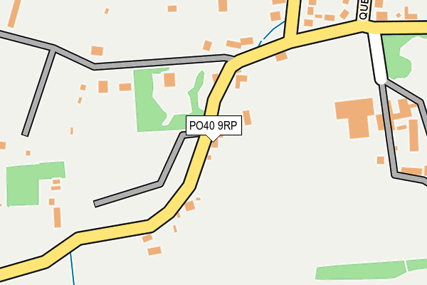 PO40 9RP map - OS OpenMap – Local (Ordnance Survey) PO40 9RP map - OS OpenMap – Local (Ordnance Survey)