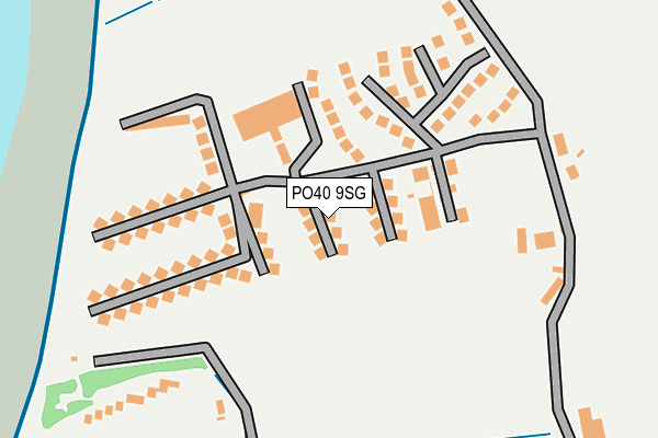PO40 9SG map - OS OpenMap – Local (Ordnance Survey) PO40 9SG map - OS OpenMap – Local (Ordnance Survey)