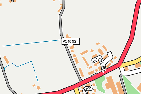 PO40 9ST map - OS OpenMap – Local (Ordnance Survey) PO40 9ST map - OS OpenMap – Local (Ordnance Survey)