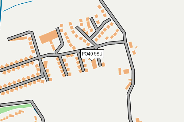 PO40 9SU map - OS OpenMap – Local (Ordnance Survey) PO40 9SU map - OS OpenMap – Local (Ordnance Survey)