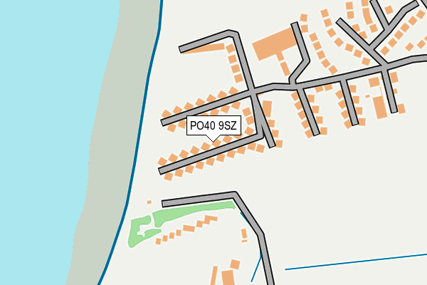 PO40 9SZ map - OS OpenMap – Local (Ordnance Survey) PO40 9SZ map - OS OpenMap – Local (Ordnance Survey)