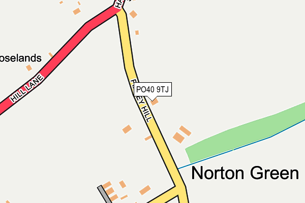 PO40 9TJ map - OS OpenMap – Local (Ordnance Survey) PO40 9TJ map - OS OpenMap – Local (Ordnance Survey)