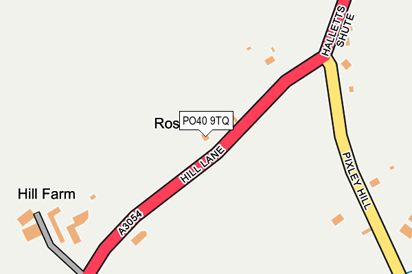 PO40 9TQ map - OS OpenMap – Local (Ordnance Survey) PO40 9TQ map - OS OpenMap – Local (Ordnance Survey)
