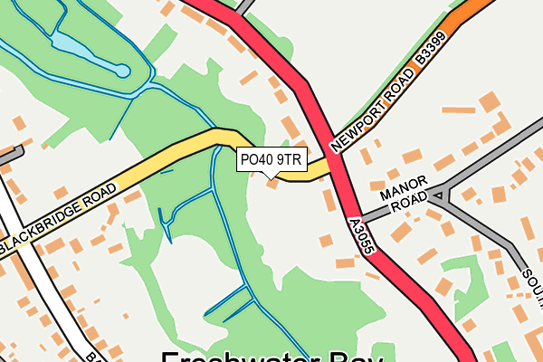 PO40 9TR map - OS OpenMap – Local (Ordnance Survey) PO40 9TR map - OS OpenMap – Local (Ordnance Survey)