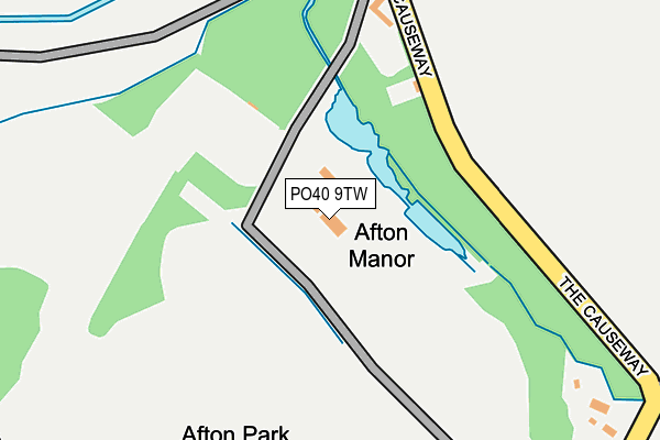 PO40 9TW map - OS OpenMap – Local (Ordnance Survey) PO40 9TW map - OS OpenMap – Local (Ordnance Survey)