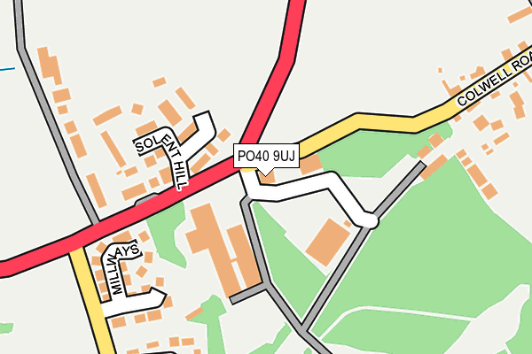 PO40 9UJ map - OS OpenMap – Local (Ordnance Survey) PO40 9UJ map - OS OpenMap – Local (Ordnance Survey)
