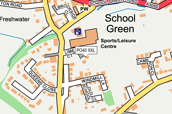 PO40 9XL map - OS OpenMap – Local (Ordnance Survey) PO40 9XL map - OS OpenMap – Local (Ordnance Survey)