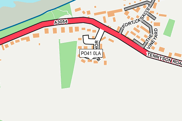 PO41 0LA map - OS OpenMap – Local (Ordnance Survey) PO41 0LA map - OS OpenMap – Local (Ordnance Survey)