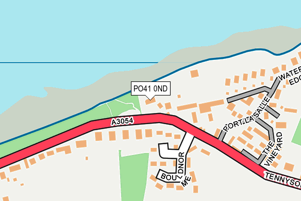 PO41 0ND map - OS OpenMap – Local (Ordnance Survey) PO41 0ND map - OS OpenMap – Local (Ordnance Survey)