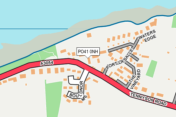 PO41 0NH map - OS OpenMap – Local (Ordnance Survey) PO41 0NH map - OS OpenMap – Local (Ordnance Survey)