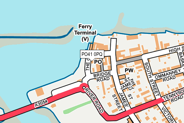 PO41 0PQ map - OS OpenMap – Local (Ordnance Survey) PO41 0PQ map - OS OpenMap – Local (Ordnance Survey)