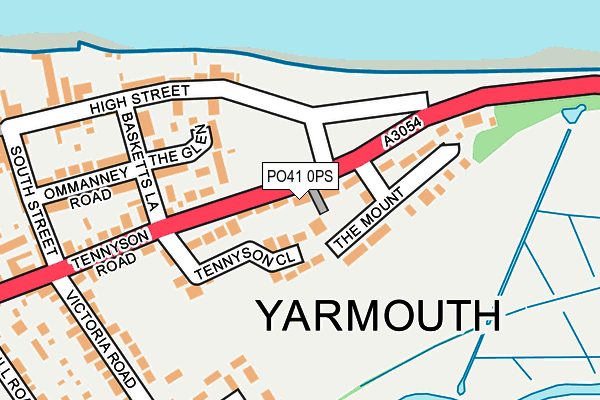PO41 0PS map - OS OpenMap – Local (Ordnance Survey) PO41 0PS map - OS OpenMap – Local (Ordnance Survey)