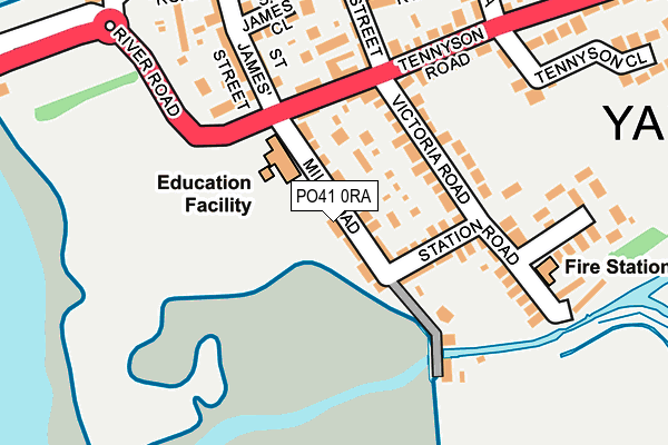 PO41 0RA map - OS OpenMap – Local (Ordnance Survey) PO41 0RA map - OS OpenMap – Local (Ordnance Survey)