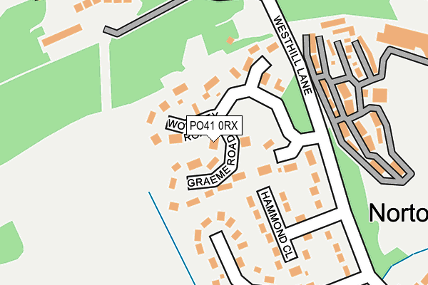 PO41 0RX map - OS OpenMap – Local (Ordnance Survey) PO41 0RX map - OS OpenMap – Local (Ordnance Survey)
