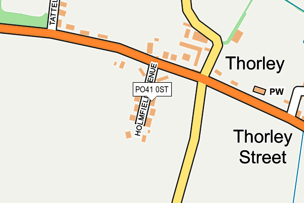 PO41 0ST map - OS OpenMap – Local (Ordnance Survey) PO41 0ST map - OS OpenMap – Local (Ordnance Survey)