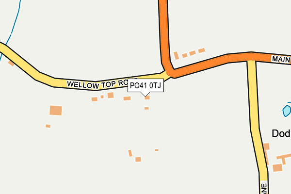 PO41 0TJ map - OS OpenMap – Local (Ordnance Survey) PO41 0TJ map - OS OpenMap – Local (Ordnance Survey)