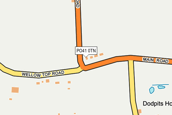 PO41 0TN map - OS OpenMap – Local (Ordnance Survey) PO41 0TN map - OS OpenMap – Local (Ordnance Survey)