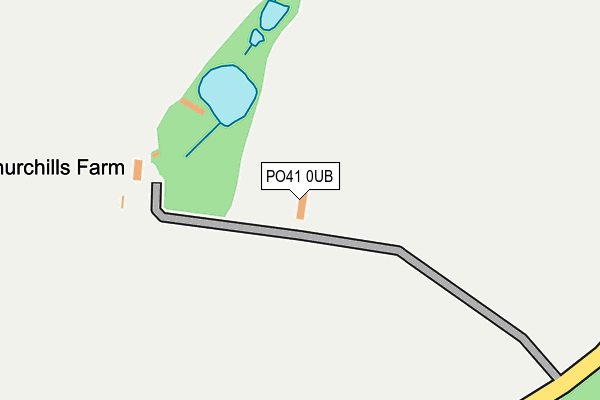 PO41 0UB map - OS OpenMap – Local (Ordnance Survey) PO41 0UB map - OS OpenMap – Local (Ordnance Survey)