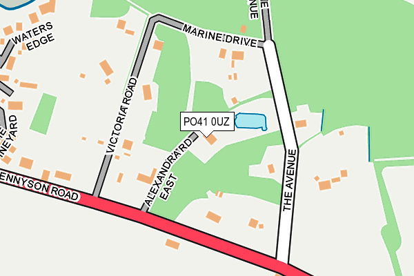 PO41 0UZ map - OS OpenMap – Local (Ordnance Survey) PO41 0UZ map - OS OpenMap – Local (Ordnance Survey)
