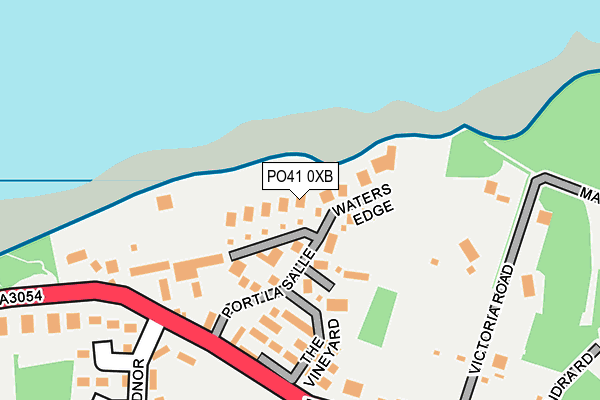 PO41 0XB map - OS OpenMap – Local (Ordnance Survey) PO41 0XB map - OS OpenMap – Local (Ordnance Survey)