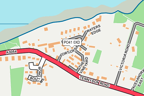 PO41 0XD map - OS OpenMap – Local (Ordnance Survey) PO41 0XD map - OS OpenMap – Local (Ordnance Survey)