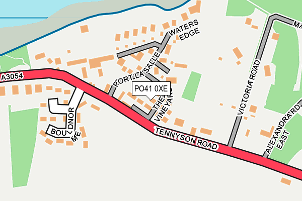PO41 0XE map - OS OpenMap – Local (Ordnance Survey) PO41 0XE map - OS OpenMap – Local (Ordnance Survey)