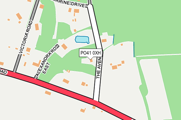 PO41 0XH map - OS OpenMap – Local (Ordnance Survey) PO41 0XH map - OS OpenMap – Local (Ordnance Survey)