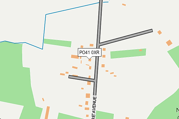 PO41 0XR map - OS OpenMap – Local (Ordnance Survey) PO41 0XR map - OS OpenMap – Local (Ordnance Survey)