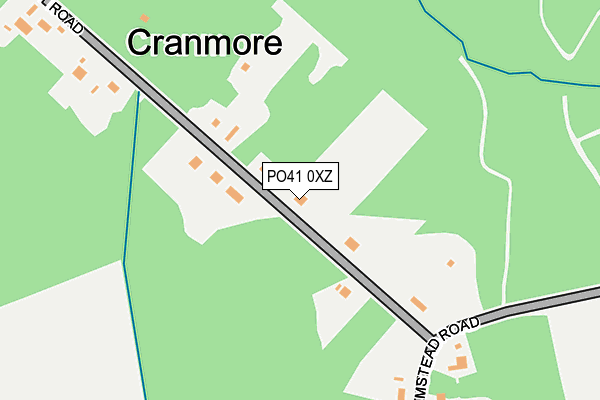 PO41 0XZ map - OS OpenMap – Local (Ordnance Survey) PO41 0XZ map - OS OpenMap – Local (Ordnance Survey)