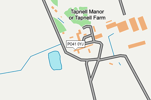 PO41 0YJ map - OS OpenMap – Local (Ordnance Survey) PO41 0YJ map - OS OpenMap – Local (Ordnance Survey)