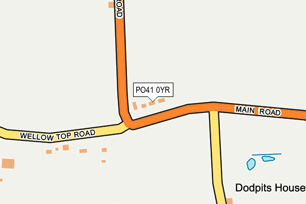 PO41 0YR map - OS OpenMap – Local (Ordnance Survey) PO41 0YR map - OS OpenMap – Local (Ordnance Survey)