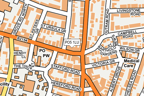 PO5 1LU map - OS OpenMap – Local (Ordnance Survey) PO5 1LU map - OS OpenMap – Local (Ordnance Survey)