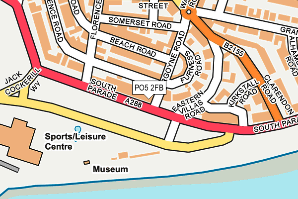 PO5 2FB map - OS OpenMap – Local (Ordnance Survey) PO5 2FB map - OS OpenMap – Local (Ordnance Survey)