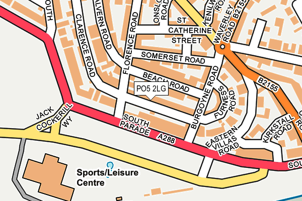 PO5 2LG map - OS OpenMap – Local (Ordnance Survey) PO5 2LG map - OS OpenMap – Local (Ordnance Survey)