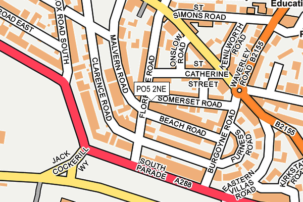 PO5 2NE map - OS OpenMap – Local (Ordnance Survey) PO5 2NE map - OS OpenMap – Local (Ordnance Survey)