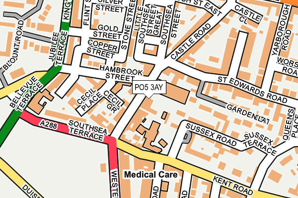 PO5 3AY map - OS OpenMap – Local (Ordnance Survey) PO5 3AY map - OS OpenMap – Local (Ordnance Survey)