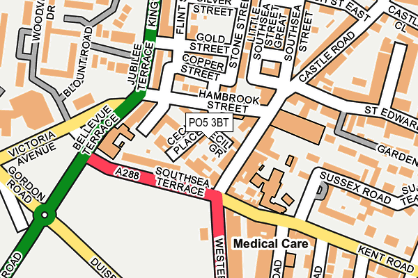 PO5 3BT map - OS OpenMap – Local (Ordnance Survey) PO5 3BT map - OS OpenMap – Local (Ordnance Survey)