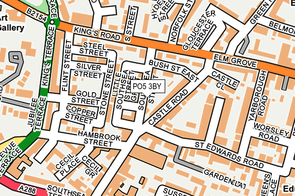 PO5 3BY map - OS OpenMap – Local (Ordnance Survey) PO5 3BY map - OS OpenMap – Local (Ordnance Survey)