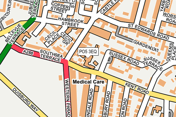 PO5 3EQ map - OS OpenMap – Local (Ordnance Survey) PO5 3EQ map - OS OpenMap – Local (Ordnance Survey)