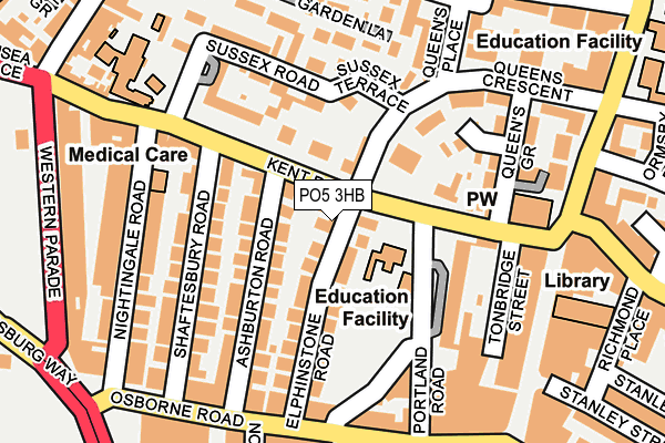 PO5 3HB map - OS OpenMap – Local (Ordnance Survey) PO5 3HB map - OS OpenMap – Local (Ordnance Survey)