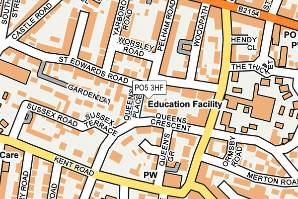 PO5 3HF map - OS OpenMap – Local (Ordnance Survey) PO5 3HF map - OS OpenMap – Local (Ordnance Survey)
