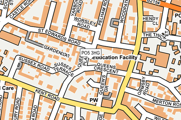 PO5 3HG map - OS OpenMap – Local (Ordnance Survey) PO5 3HG map - OS OpenMap – Local (Ordnance Survey)