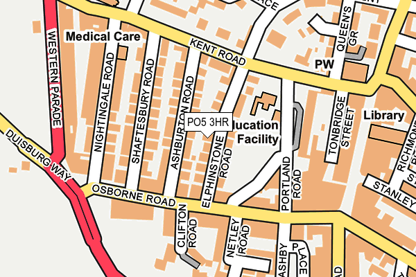 PO5 3HR map - OS OpenMap – Local (Ordnance Survey) PO5 3HR map - OS OpenMap – Local (Ordnance Survey)