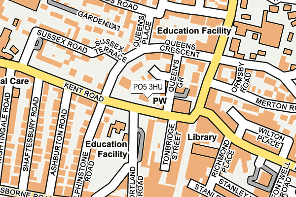 PO5 3HU map - OS OpenMap – Local (Ordnance Survey) PO5 3HU map - OS OpenMap – Local (Ordnance Survey)