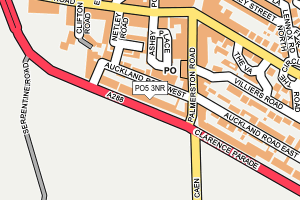 PO5 3NR map - OS OpenMap – Local (Ordnance Survey) PO5 3NR map - OS OpenMap – Local (Ordnance Survey)