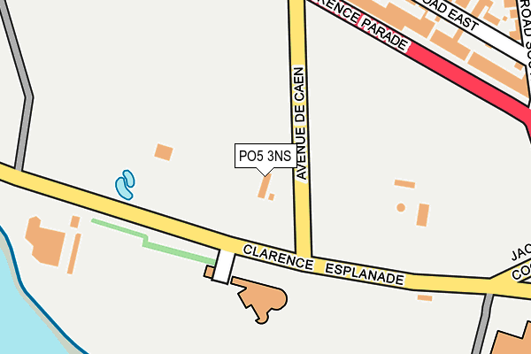 PO5 3NS map - OS OpenMap – Local (Ordnance Survey) PO5 3NS map - OS OpenMap – Local (Ordnance Survey)