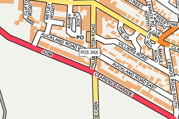 PO5 3NX map - OS OpenMap – Local (Ordnance Survey) PO5 3NX map - OS OpenMap – Local (Ordnance Survey)