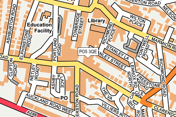 PO5 3QE map - OS OpenMap – Local (Ordnance Survey) PO5 3QE map - OS OpenMap – Local (Ordnance Survey)