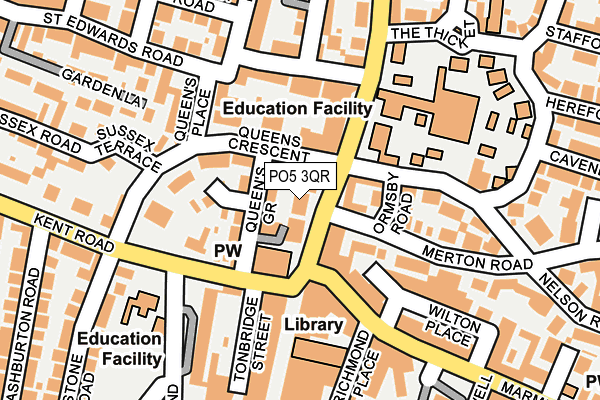 PO5 3QR map - OS OpenMap – Local (Ordnance Survey) PO5 3QR map - OS OpenMap – Local (Ordnance Survey)